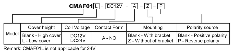 hke cmaf01 12v 24vdc no contact flasher 3